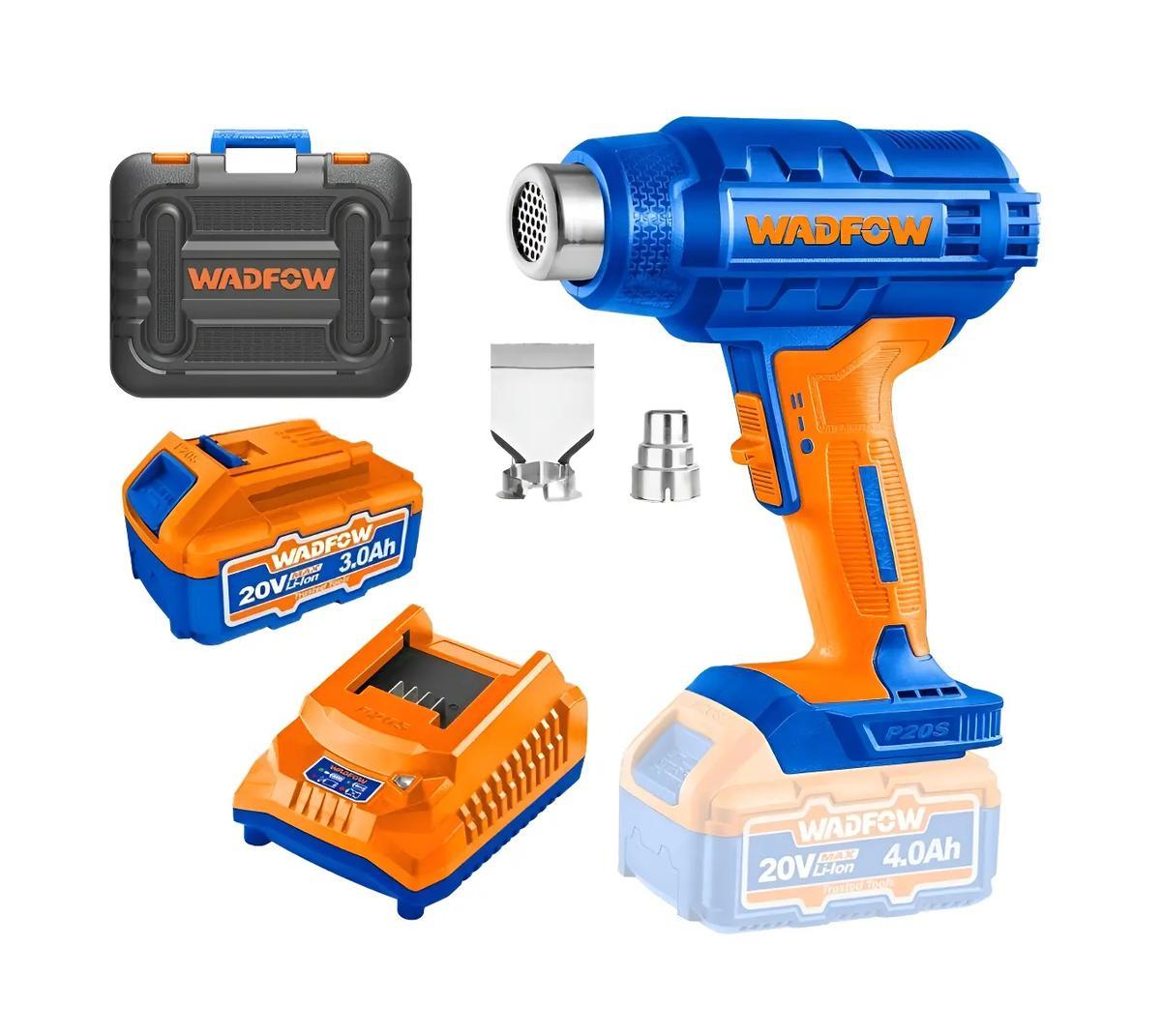 Pistola de Calor 20v con Bateria, Cargador y Accesorio