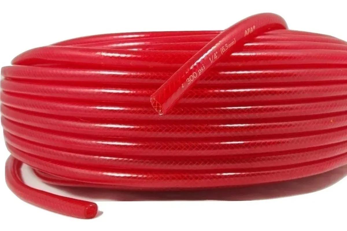 Manguera PVC Presión Rojo 300 Lbs Aire-Agua
